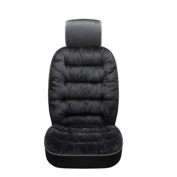 Stylish Velvet Car Seat Cushion - 1 Pc, Easy Installation and Durable Comfort