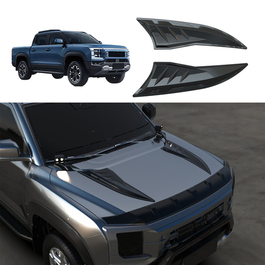 Byd Shark 6 Hood Trim Modification Exterior Decoration Accessories Hood Trim Panel Black Warrior