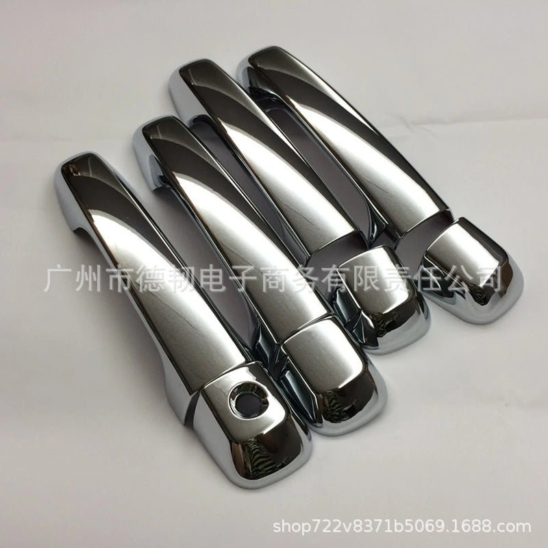 Suitable For 16-20 Toyota Land Cruiser Handle Cover Handle Sticker Door Handle Chrome Decoration
