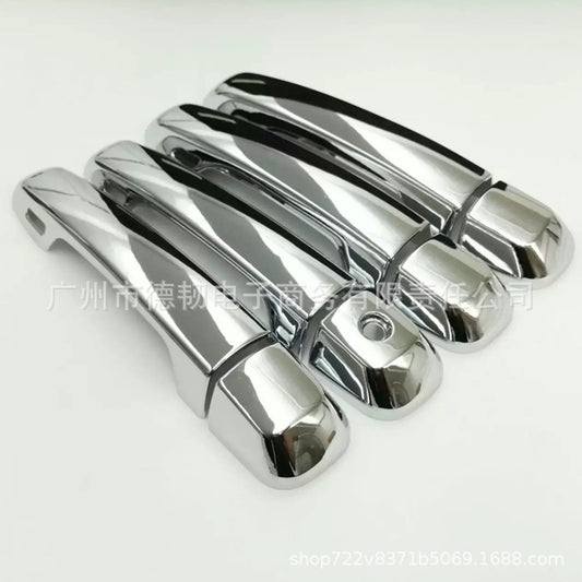 Suitable For 16-20 Toyota Land Cruiser Handle Cover Handle Sticker Door Handle Chrome Decoration