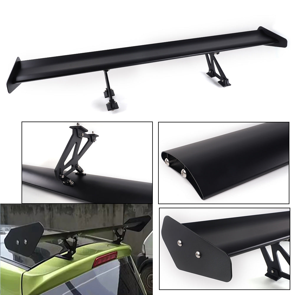 Car Modification Parts Aluminum Alloy Single-Layer Punched Rear Wing Sedan Universal Spoiler 135cm Fixed Wind Wing Dropshipping