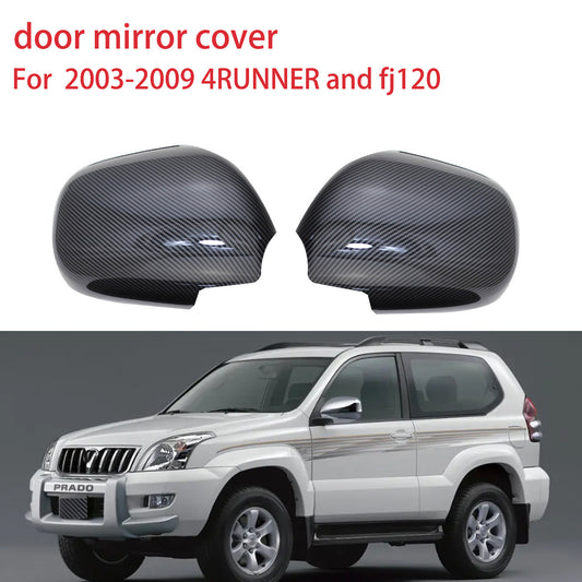 Toyota Prado FJ120, Speedmaster, 4RUNNER Carbon Fiber Special Side Mirror Cover Modified Rearview Mirror Covers