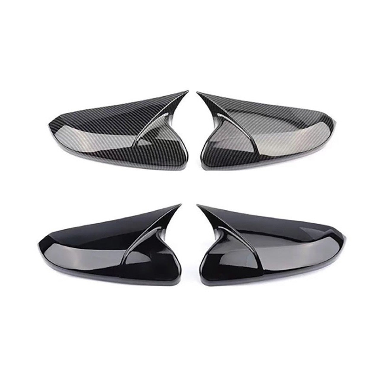 Civic 2016-21 (10th Generation) Side Mirror Cover Carbon Fiber Batman Style