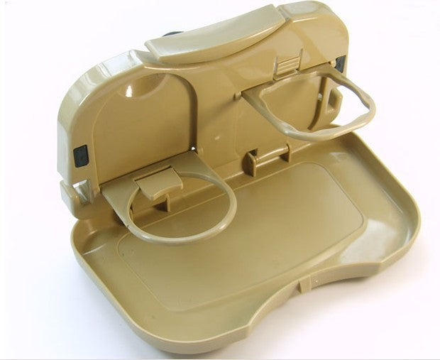 Seat Back Car Cup Holder Car Beverage Tray Folding Car Dinner Plate