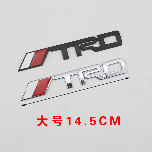 TRD Metal Small Stickers 3D Three-dimensional Car Decoration Stickers Suitable For Toyota Logo Modified Car Stickers