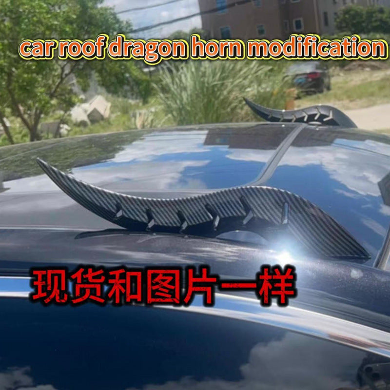 Amazon Best Selling Car Roof Dragon Horn Modification Car Dragon Horn Modification Decoration