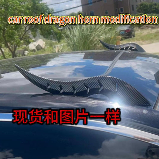 Amazon Best Selling Car Roof Dragon Horn Modification Car Dragon Horn Modification Decoration