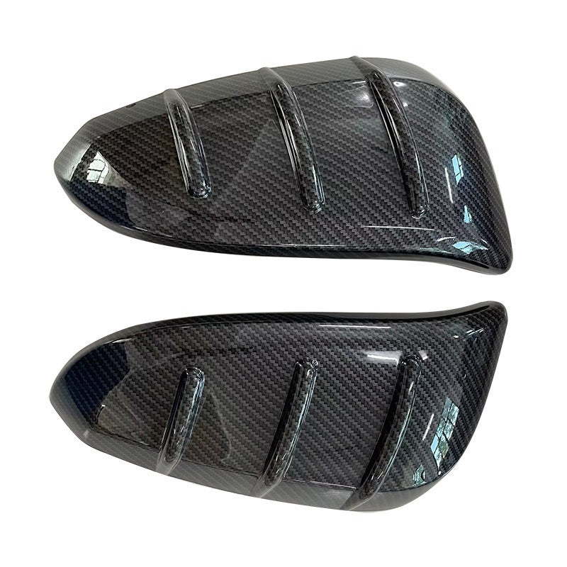 HILUX REVO FORTUNER 2015-2023 Carbon Fiber Water Transfer Rearview Mirrors Cover Carbon Fiber