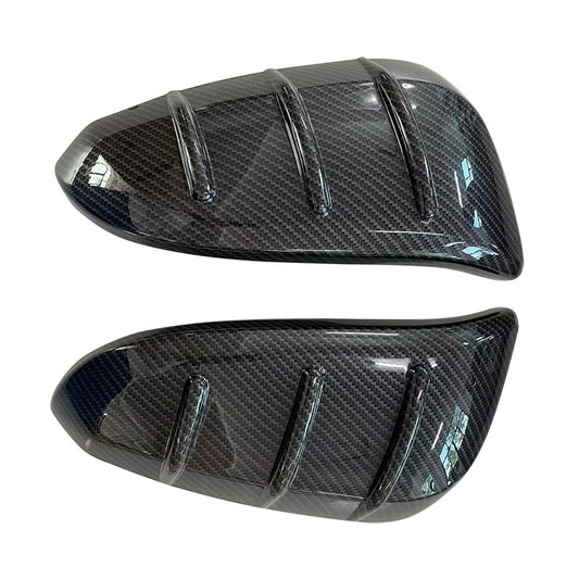 HILUX REVO FORTUNER 2015-2023 Carbon Fiber Water Transfer Rearview Mirrors Cover Carbon Fiber
