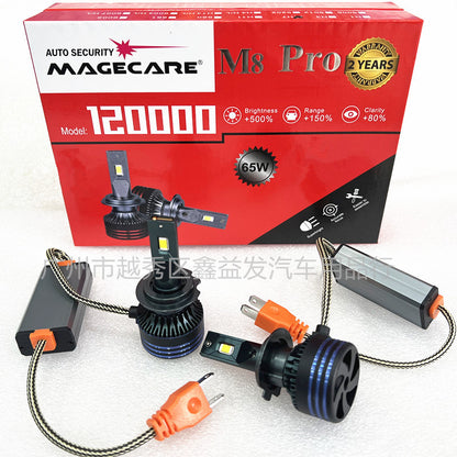New M8Pro Car Led Headlight H4 High And Low Beam High Power Universal Modified H7 Car Light 1 Pair Price