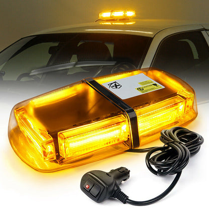 Super Bright Opening Flash Light Warning Light Car Truck Modification Top-absorbing Lightning COB Flash Light Engineering School Light