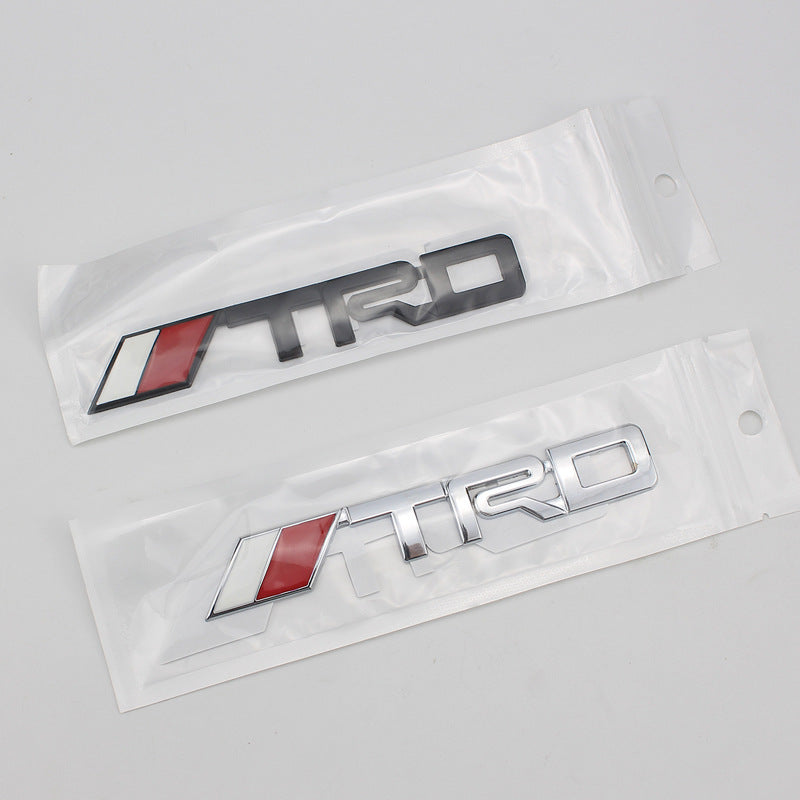 TRD Metal Small Stickers 3D Three-dimensional Car Decoration Stickers Suitable For Toyota Logo Modified Car Stickers