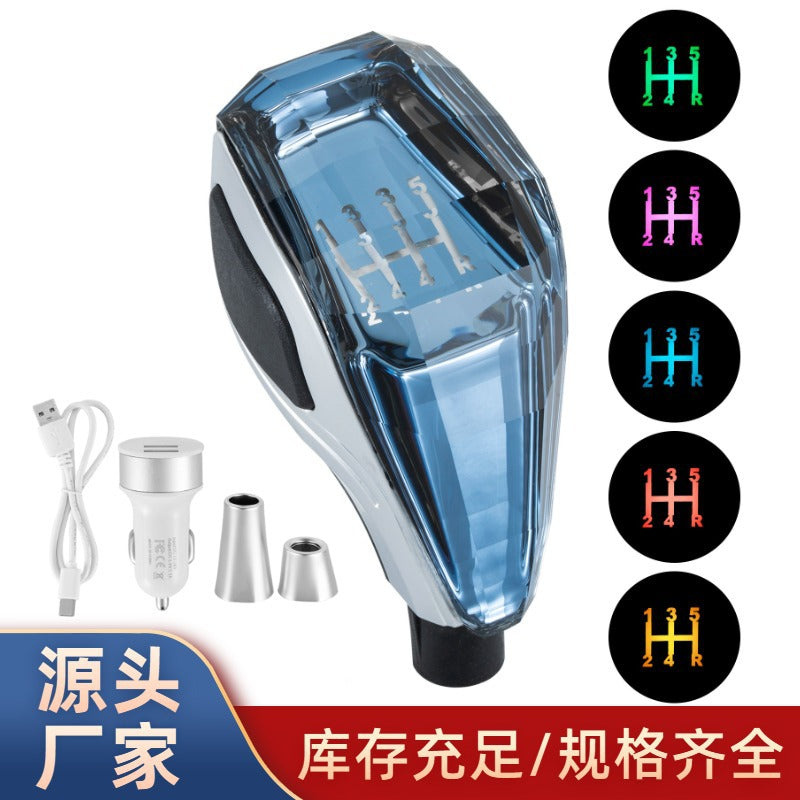 Automatic Crystal Gear Knob / Gear Head Luminous