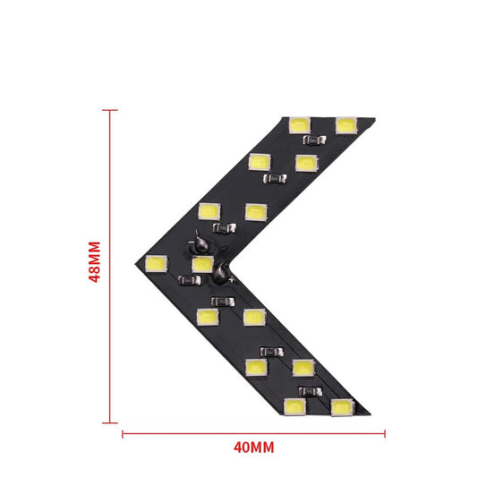 Car Rearview Mirror Turn Signal Hidden LED Turn Signal 1210/3528 14SMD LED Arrow Indicator