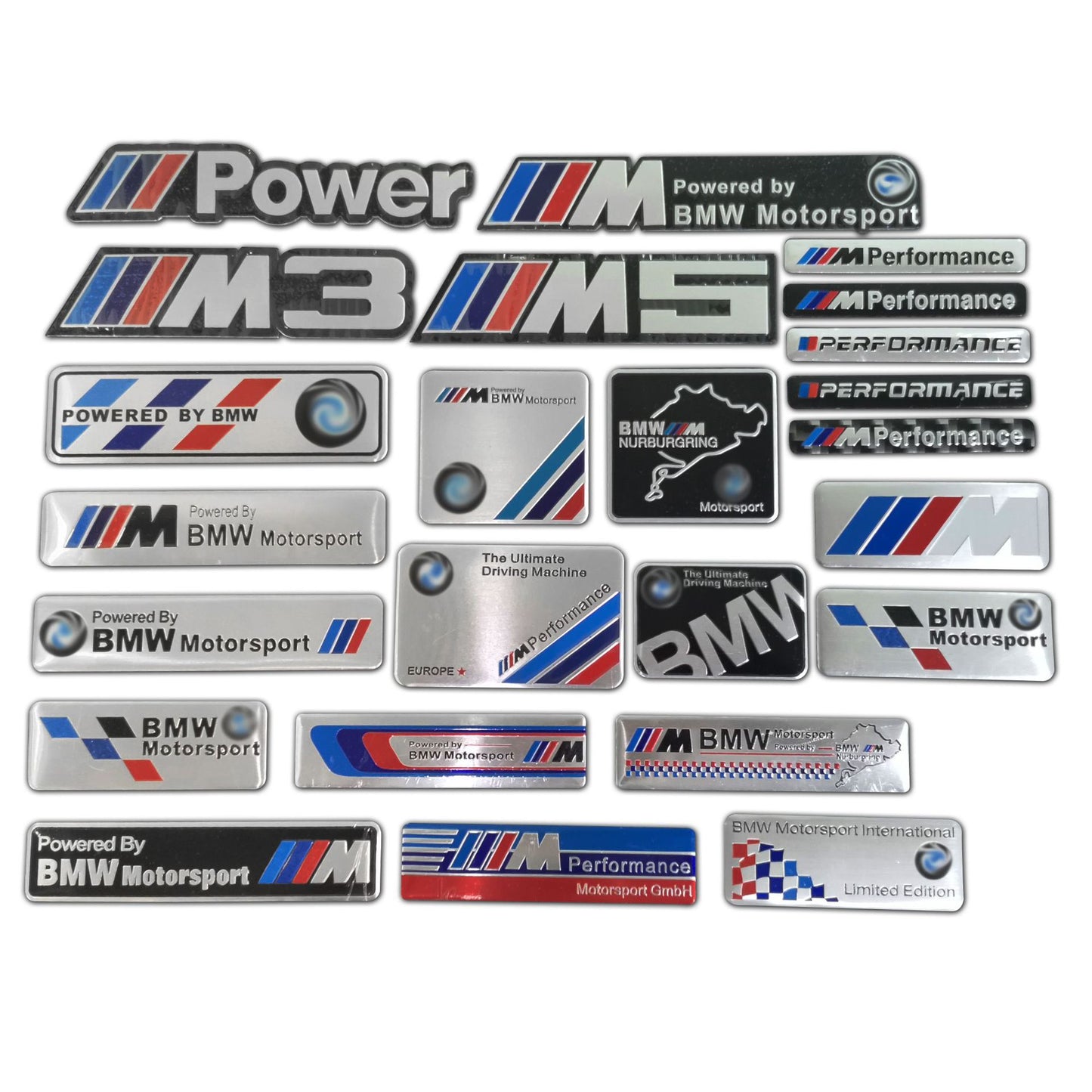 Performance Modified Car Logo Three-dimensional Metal Thin Decorative Car Sticker