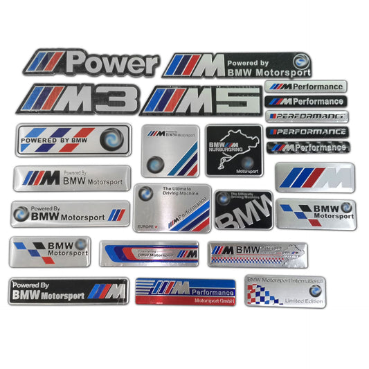 Performance Modified Car Logo Three-dimensional Metal Thin Decorative Car Sticker