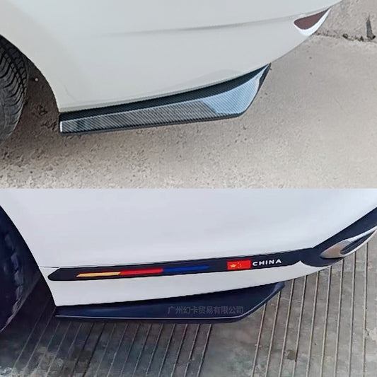 Car Universal Rear Corner Modification Rear Surround Corner Anti-Collision Decorative Rear Corner Protector Rear Lip Rear Spoiler Modification Parts