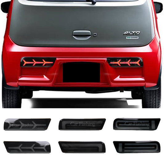 Suitable For Suzuki 16-22 Alto Rear Bumper Lights Alto Driving Lights Running Water Turn Signals Brake Lights