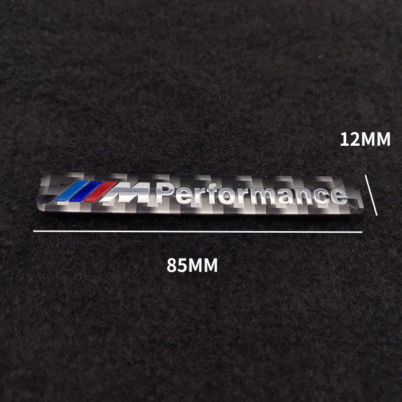 Performance Modified Car Logo Three-dimensional Metal Thin Decorative Car Sticker
