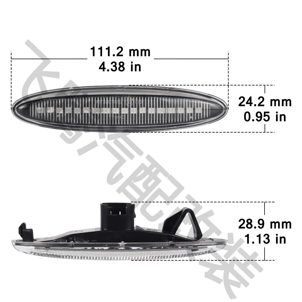 Toyota Toyota Highlander Crown Lexus IS250 IS350 Running Water Leaf Side Light
