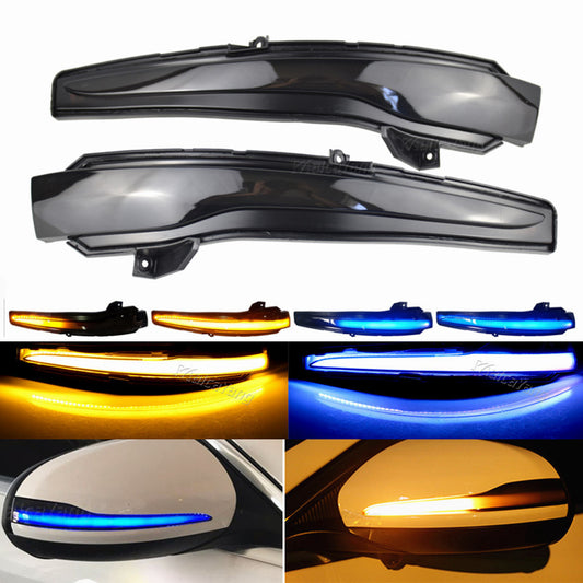 Mercedes-Benz W205 W213 W222 X253 LED Dynamic Turn Signal Rearview Mirror Running Light
