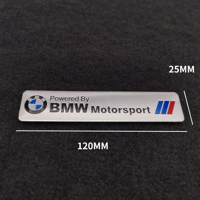 Performance Modified Car Logo Three-dimensional Metal Thin Decorative Car Sticker