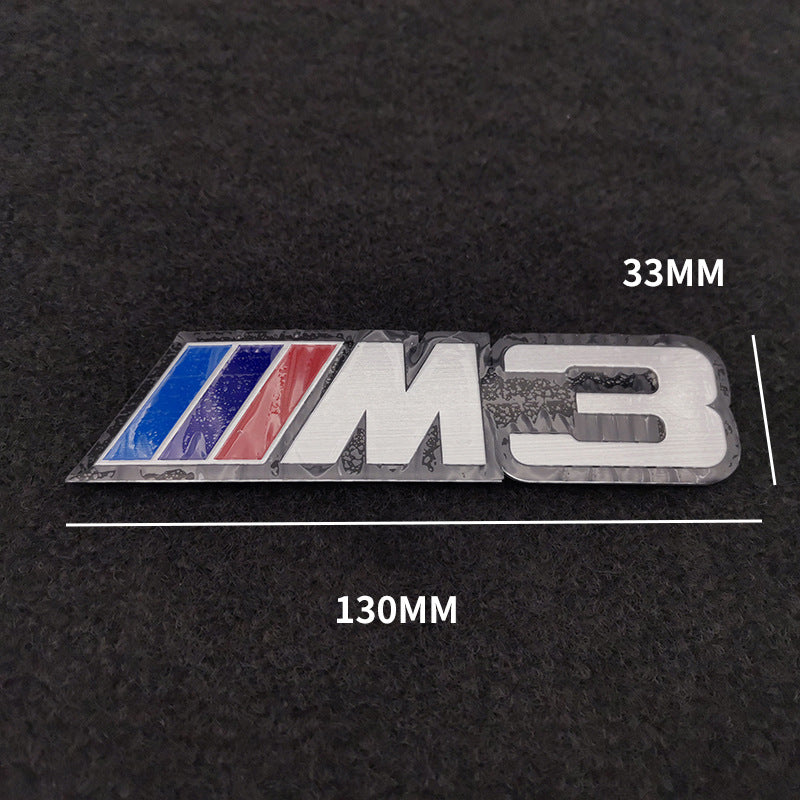 Performance Modified Car Logo Three-dimensional Metal Thin Decorative Car Sticker