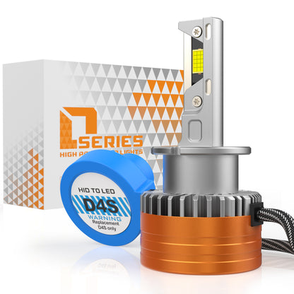 Super Bright D1S/D2S/D3S/D4S LED Headlight Conversion Kit - 6000K Pure White (Universal Fit)