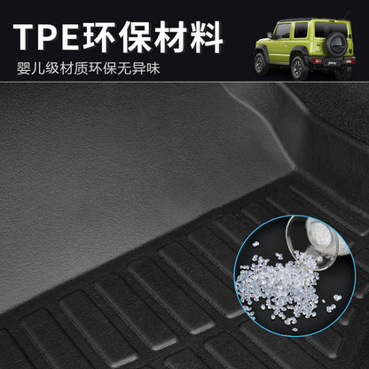 Suitable For Jiminy Suzuki Jimny TPE Foot Pad High Edge Wear-resistant Waterproof Left And Right Peptide Rudder Frame BGE Carpet Surface
