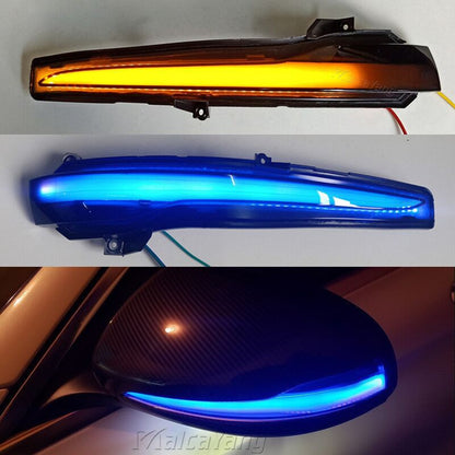 Mercedes-Benz W205 W213 W222 X253 LED Dynamic Turn Signal Rearview Mirror Running Light