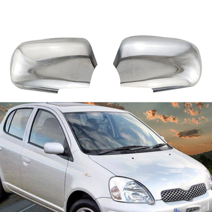 Suitable For 2000 Toyota Yaris Rearview Mirror Cover, Car Electroplated Protective Mirror Cover Shell, Vitz Reversing Mirror