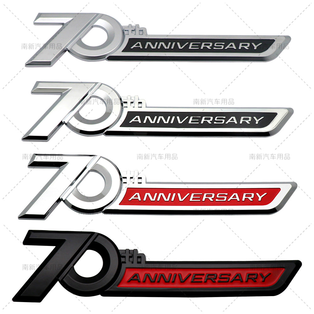 Suitable For Toyota Land Cruiser Lc200 Rear Side Emblem, New Land Cruiser Modified 70Th Anniversary Edition Sticker