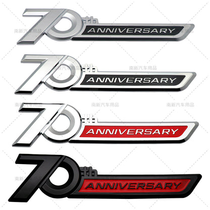 Suitable For Toyota Land Cruiser Lc200 Rear Side Emblem, New Land Cruiser Modified 70Th Anniversary Edition Sticker