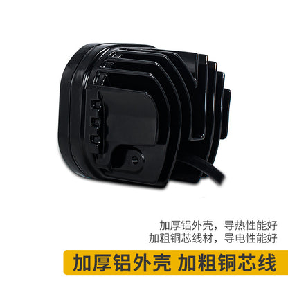 High-Brightness Four-Eye Clover Led Electric Vehicle Headlight 3inch Square Off-Road Vehicle Waterproof Modified Spotlight 4X4 Headlight