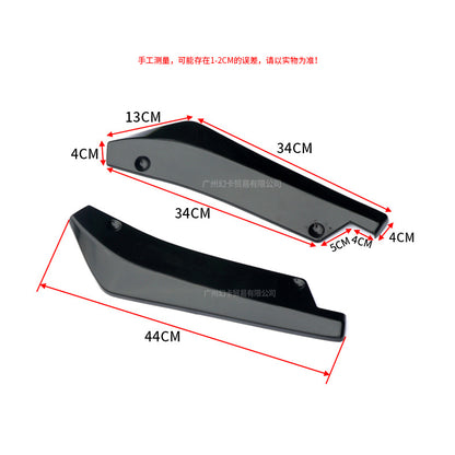 Car Universal Rear Corner Modification Rear Surround Corner Anti-Collision Decorative Rear Corner Protector Rear Lip Rear Spoiler Modification Parts