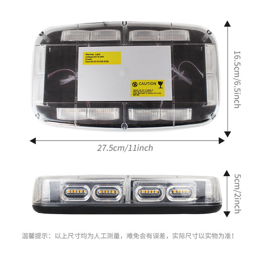 Police Light 72 LED | Car, Truck, Pickup, Magnetic Beacon Light | High-Power, Universal & Waterproof