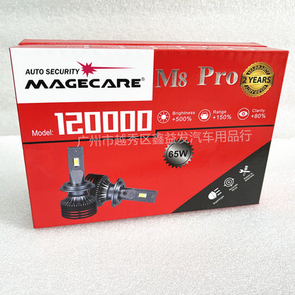 New M8Pro Car Led Headlight H4 High And Low Beam High Power Universal Modified H7 Car Light 1 Pair Price