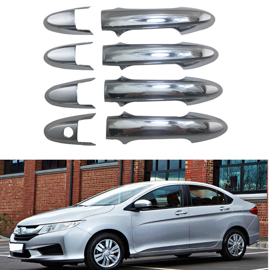 Honda City 2020 Grace Model Front Door Handle Cover Car Electroplated Chrome Modification Protective Handle