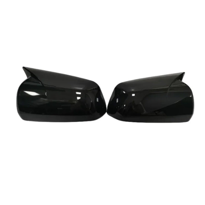 2008-16 Mitsubishi Lancer X Ex Evo Batman Style Mirror Covers Carbon Fiber