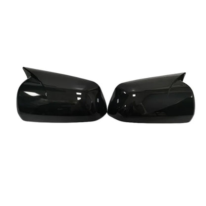 2008-16 Mitsubishi Lancer X Ex Evo Batman Style Mirror Covers Carbon Fiber