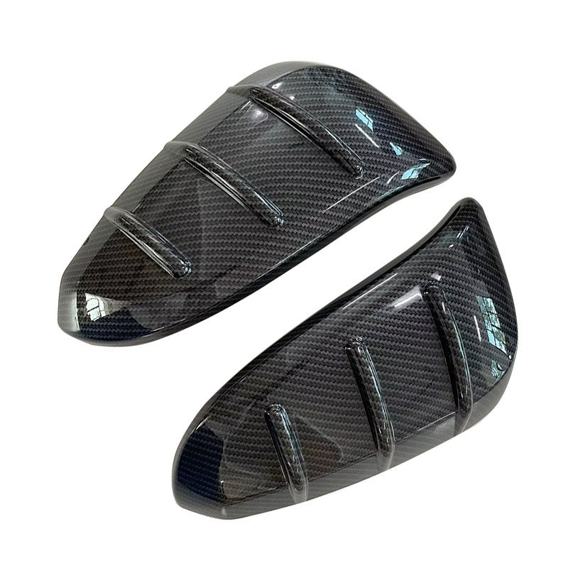 HILUX REVO FORTUNER 2015-2023 Carbon Fiber Water Transfer Rearview Mirrors Cover Carbon Fiber