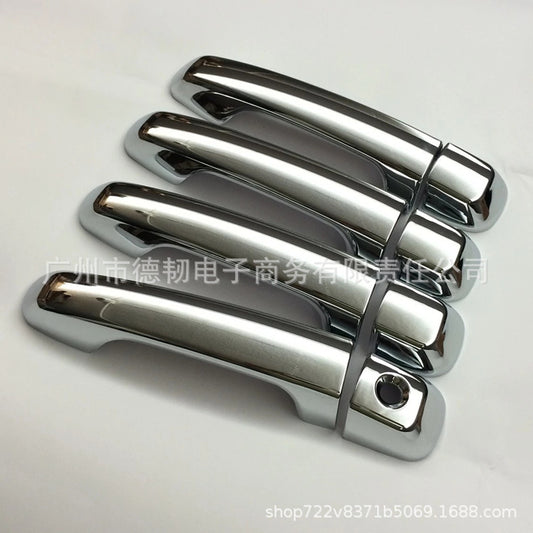 Suitable For 16-20 Toyota Land Cruiser Handle Cover Handle Sticker Door Handle Chrome Decoration
