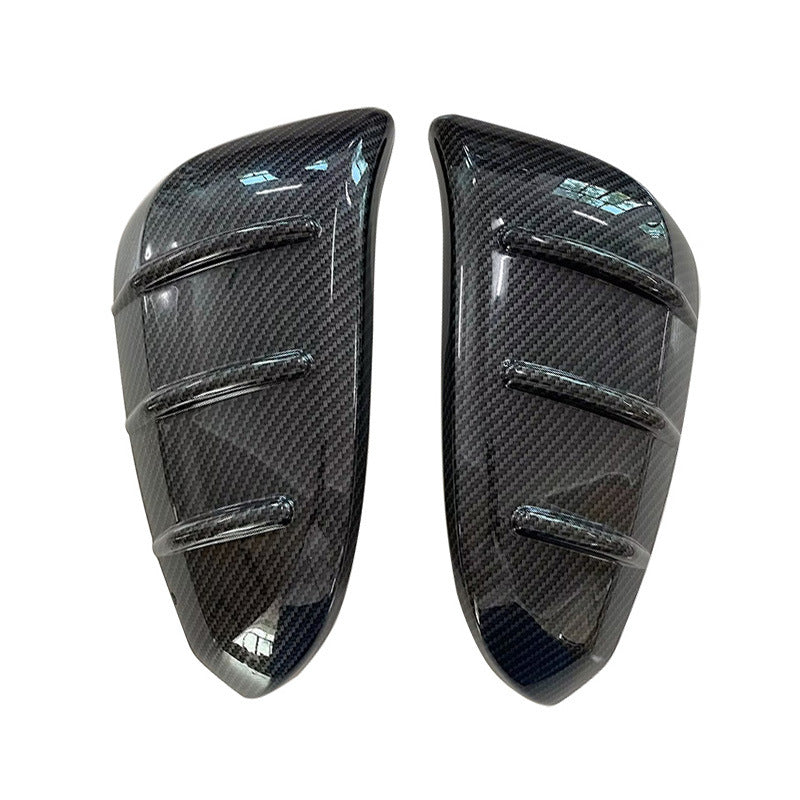 HILUX REVO FORTUNER 2015-2023 Carbon Fiber Water Transfer Rearview Mirrors Cover Carbon Fiber