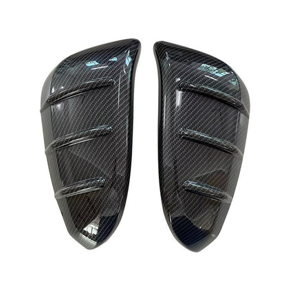 HILUX REVO FORTUNER 2015-2023 Carbon Fiber Water Transfer Rearview Mirrors Cover Carbon Fiber