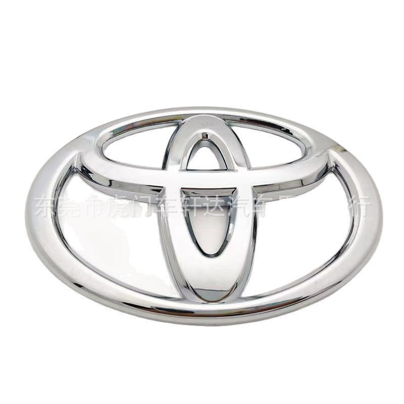 Toyota Cars Bull Head Logo Front Grill And Rear Car Logo Black And Chrome Also