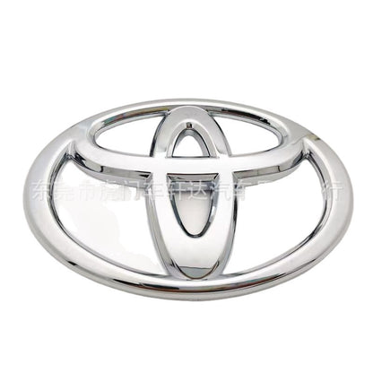 Toyota Cars Bull Head Logo Front Grill And Rear Car Logo Black And Chrome Also