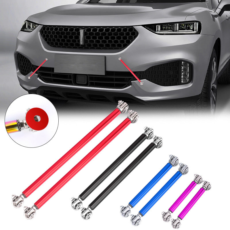 Car Modification Front Shovel Tie Rod Adjustable Universal Front And Rear Surround Fixed Tie Rod Modified Decorative Front Lip Punch Bracket