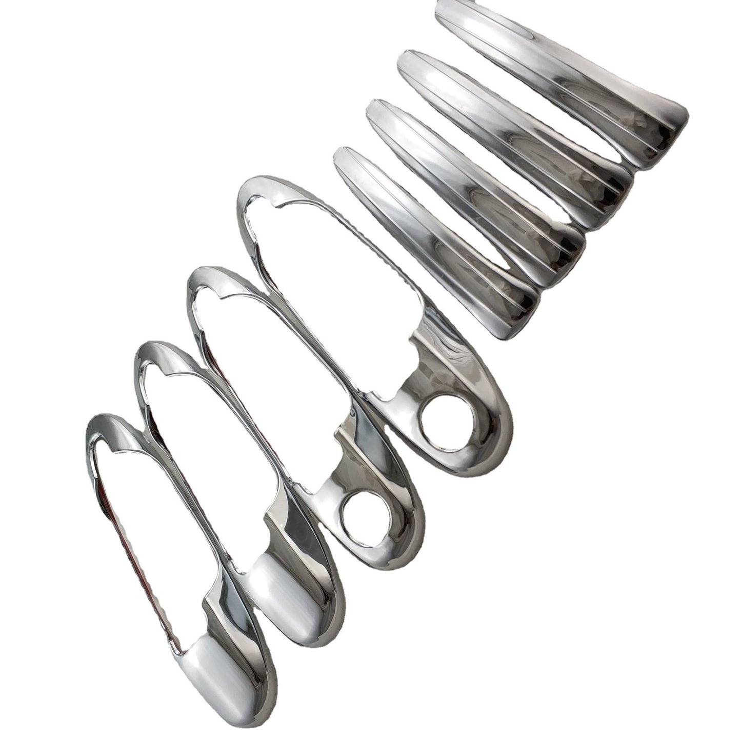 Land Cruiser Fj100 1998-2007 Side Mirror Cover With Light, Handle Covers Chrome