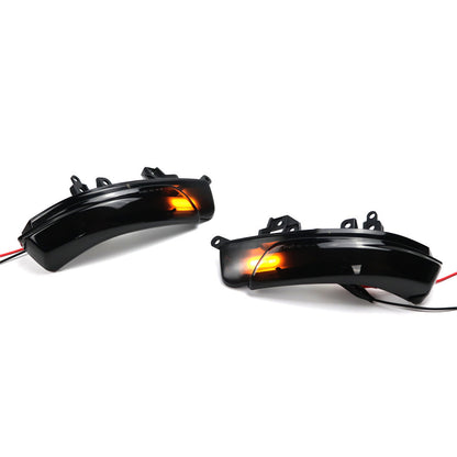 Toyota Prius, Reiz, Wish, Crown, Avalon, Mark-X, Camry (ASIA) Dragon Black Flowing Water Side Mirror Turn Signal Light