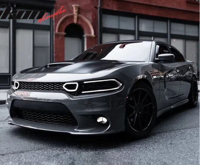 Dodge Charger 2015-23 Horse Grill Lamp Pig Nose Lamp NEON LED